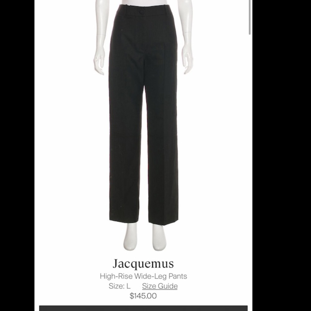 High rise Jacquemus wise lag pant
